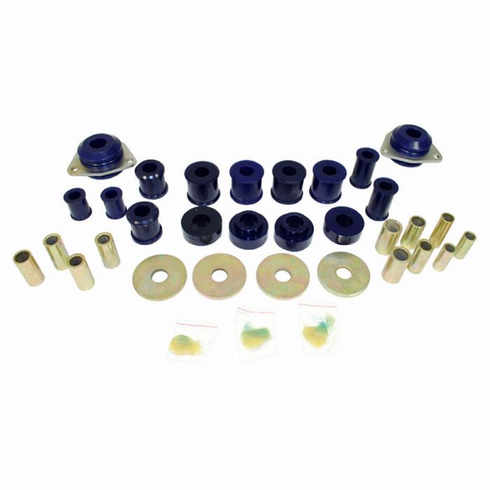 silentblocs kit polyuréthane BLUE pour Defender / Discovery 1 / Range Rover Classic 